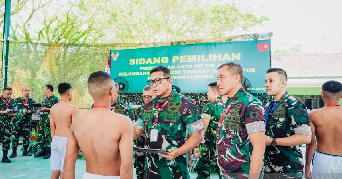 2.221 Calon Prajurit Jalani Seleksi di Kodam Pattimura