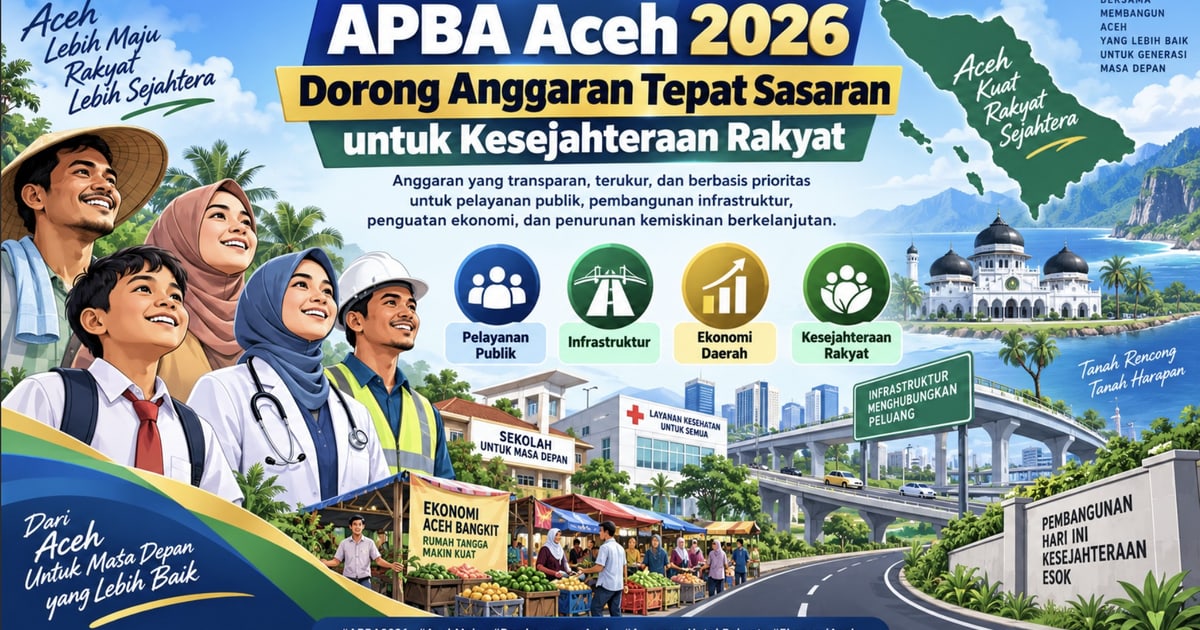 APBA 2026 Jadi Instrumen Pemerintah Aceh Perkuat Pembangunan dan Kesejahteraan