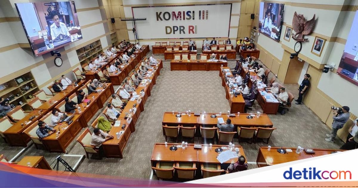 Komisi III DPR Gelar Rapat Bahas Kasus di Sulsel dan Lampung