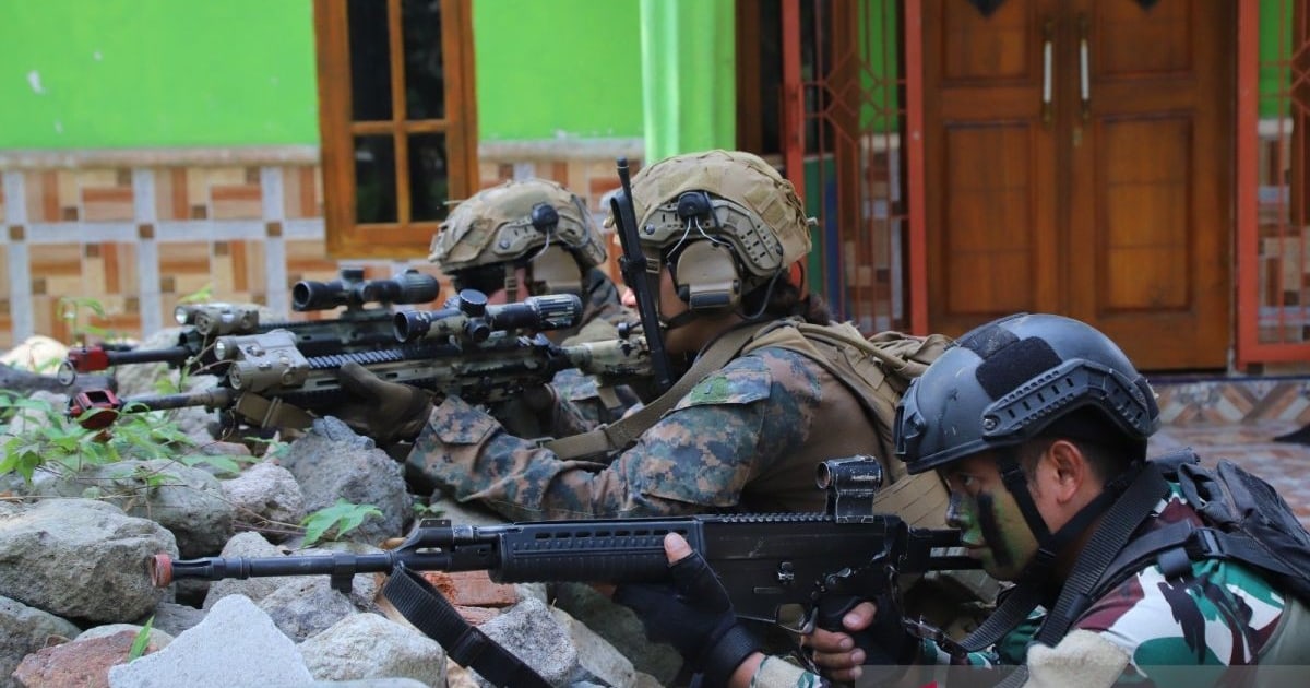 Korps Marinir Asah Kemampuan Tempur Dalam Kota di Ajang SGS