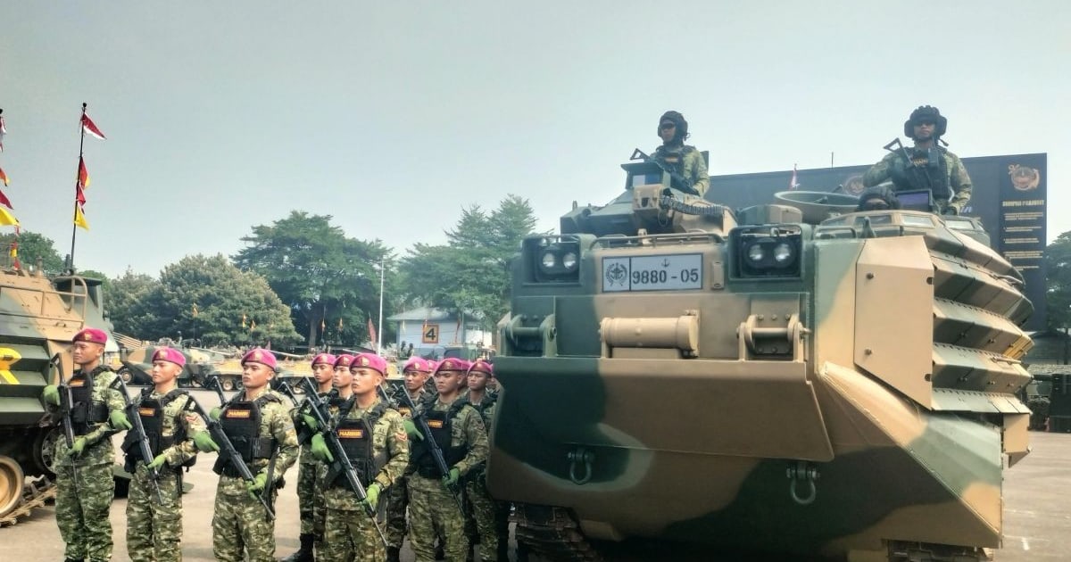 Marinir TNI AL Terima 12 Kendaraan Tempur Baru Buatan AS