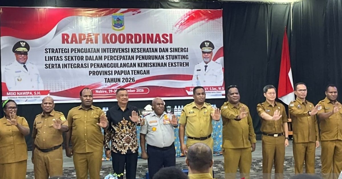 Papua Tengah Integrasikan Penurunan Stunting di Delapan Kabupaten