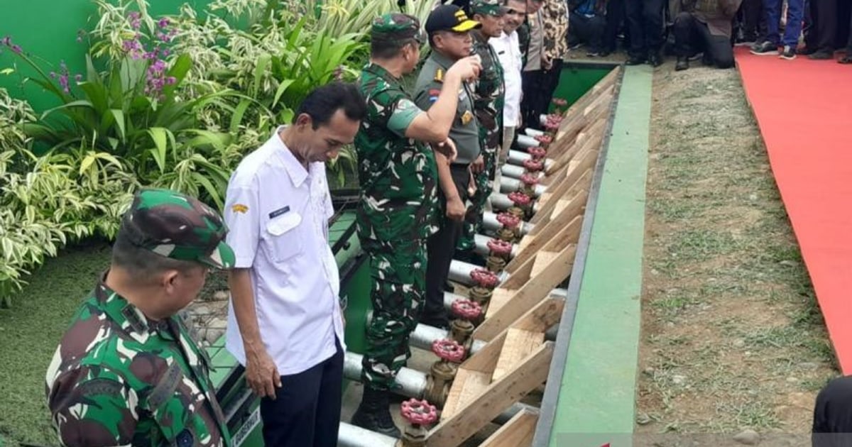 Pembangunan Pompa Hidram di Banyumas Dukung Pertanian