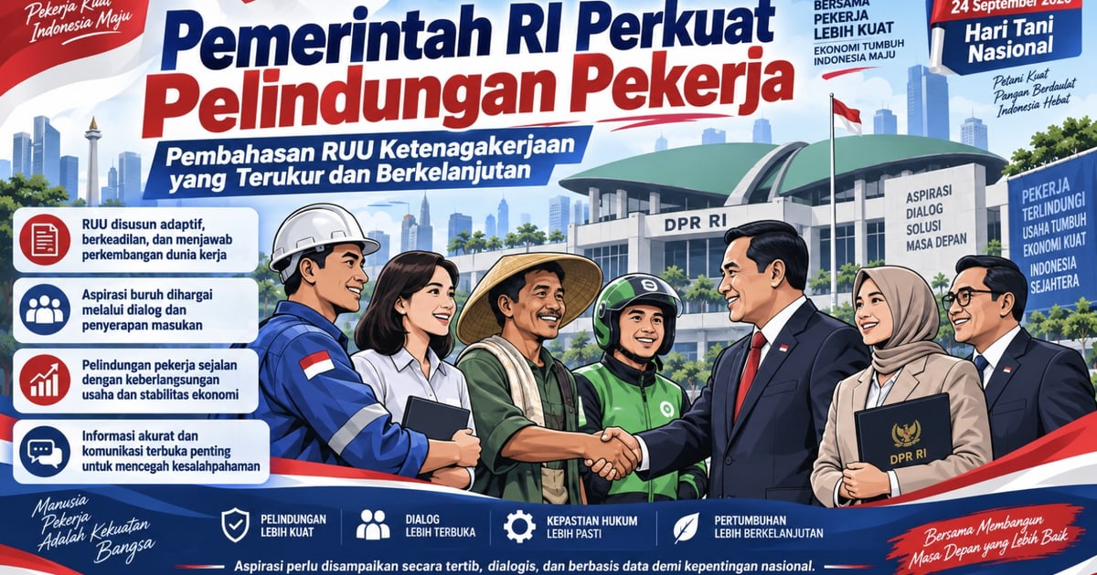Pemerintah RI Perkuat Pelindungan Pekerja melalui Pembahasan RUU Ketenagakerjaan yang Terukur dan Berkelanjutan