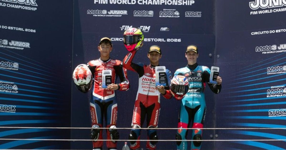 Rama Peringkat Dua Klasemen Moto3 Junior 2026 Usai Menang di Estoril