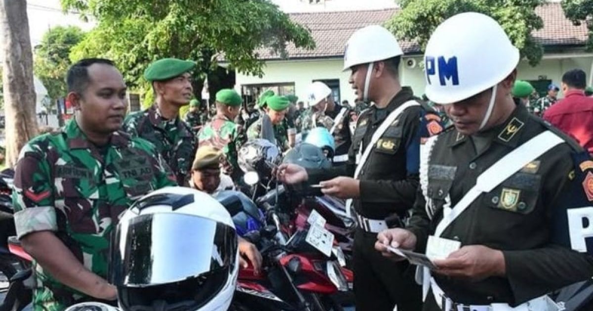 Ratusan Kendaraan Prajurit Diperiksa Mendadak di Makorem Madiun