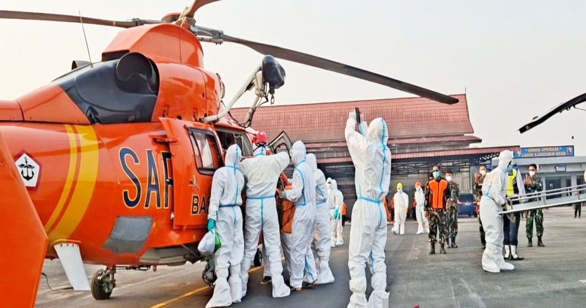Satu Jasad Korban Kapal Virgo Tiba di Lanud Sjamsudin Noor Senin Sore