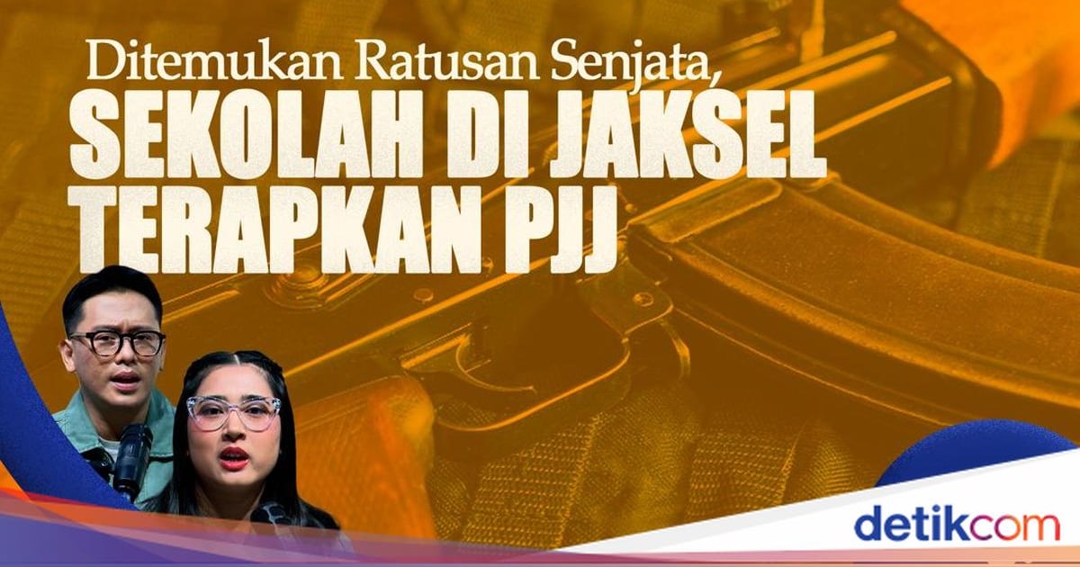 Temuan Ratusan Senjata di Sekolah Jaksel Picu Penerapan PJJ