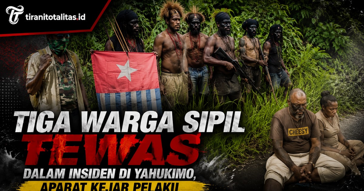 Tiga Warga Sipil Tewas dalam Insiden di Yahukimo, Aparat Kejar Pelaku