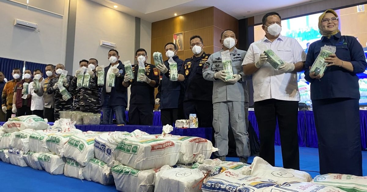 TNI AL Gagalkan Penyelundupan 1,3 Ton Ketamin dari Kapal MV King Sun